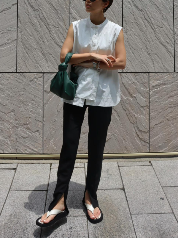 Original Loose Asymmetric Shirt Top