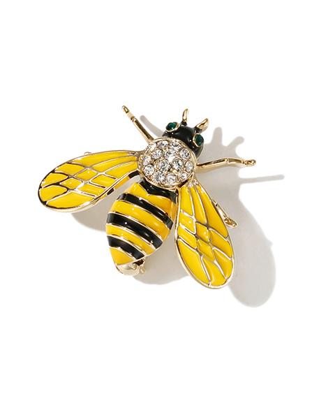 Flamingo Bee Pretty Brooch