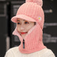 Original Solid Warm Knitting Hat&Scarf Set