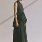 Original Round Neck Sleeveless Cloud Maxi Dress