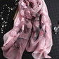 Original Floral Sun-Protection Silk Scarf