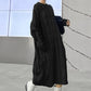 Stylish Loose Solid Color Knitting Sweater Dress