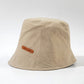 Original Letter Solid Color Casual Fisherman Hat