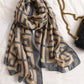 Stylish Printed Warm Sun-Proof Silk Scarf