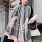 Personality Warm Cartoon Print Shawl&Scarf