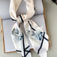 Original Striped&Plaid Print Hair Band&Silk Scarf