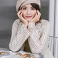 Personality Striped&Plaid Beret Hat