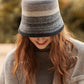 Vintage Striped Lamb Wool Fisherman Hat
