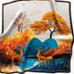 Stylish Tie-Dyed Mulberry Silk Hair Band&Silk Scarf