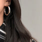 Fashion Punk Geometric Hoop Earrings Accessories