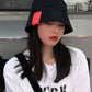 Hip-Hop Stylish Letter Split-Joint Fisherman Hat