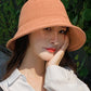 Vacation Casual Solid Color Woven Fisherman Hat
