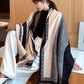 Imitation Cashmere Printed Tasseled Shawl Scarf