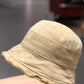 Leisure Solid Sun-Protection Denim Fringed Hat