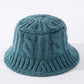 Original Solid Knitting Bucket Hat