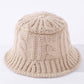 Original Solid Knitting Bucket Hat