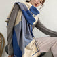 Geometric Striped Warm Shawl
