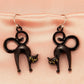 Halloween Pumpkin Skeleton Bat Earrings