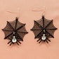 Halloween Pumpkin Skeleton Bat Earrings