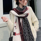 Imitation Cashmere Printed Double-Side Shawl Scarf