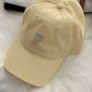 Sports Solid Color Letter Applique Baseball Cap