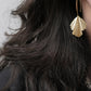 Retro Simple Leaf Shape Eardrop  Earrings Accessories