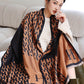 Vintage Printed Tasseled Imitated Cashmere Scarf