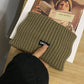 Stylish Letter Patch Solid Color Casual Headwear