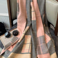 Personality Warm Striped Plaid Knitting Scarf