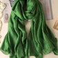 Casual Solid Color Keep Warm Sun Protection Silk Shawl&Scarf