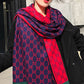 Floral Imitation Cashmere Thickened Long Shawl