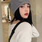 Original Simple 5 Colors Letter Applique Knitting Hat