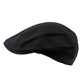 Cool Solid Color Artistic Linen Beret Hat