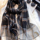 Personality Warm Striped Plaid Scarf