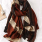 Plaid Stylish Sun-Proof Silk Scarf