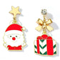 Vintage Cute Cartoon Christmas Party Drop Earrings Accessories