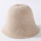 Original Solid Knitting Bucket Hat