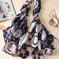 Stylish Fashion Geometric Sun Protection Silk Scarf
