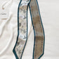 Original Floral Printed Hair Band&Silk Scarf