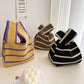 Urban Contrast Color Striped Bags Accessories Handbags