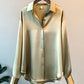 Long Sleeve Vintage Satin Shirts