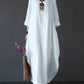 Loose Oversized Cotton Linen Dress