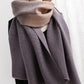 Split-Joint Wrinkled Long Warmer Scarf