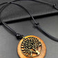 Artistic Retro Vintage Alloy Wood Leaf Necklace