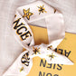 Original Flower&Letter Print Hair Band&Silk Scarf